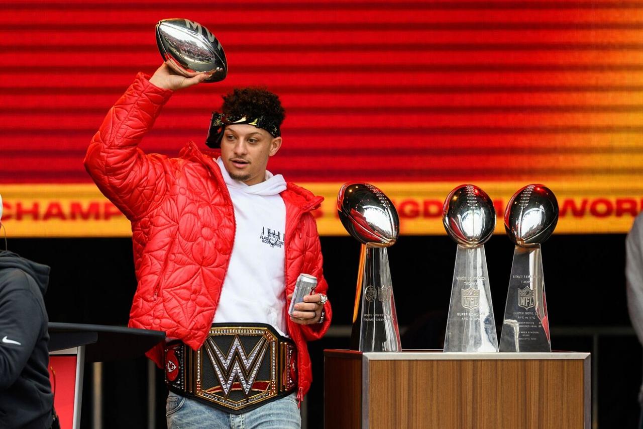 Patrick Mahomes celebration