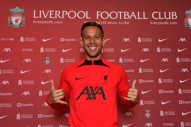 Arthur Melo will leave Liverpool after playing just 13 minutes