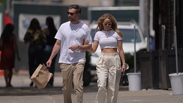 Jennifer Lawrence is radiant in white as she rocks a crop top while out  with husband Cooke Maroney | Daily Mail Online