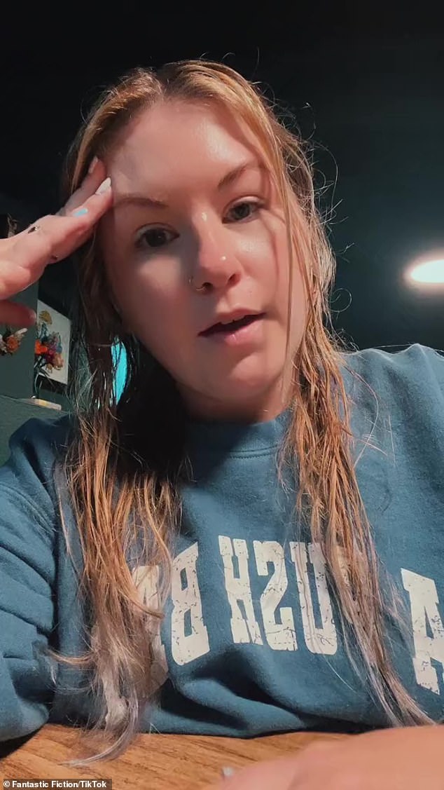 A woman named Andrea under the TikTok handle @fantastic__fiction said in a clip on the social media site that she felt 'uncomfortable, unsafe and terrified' amid the incident