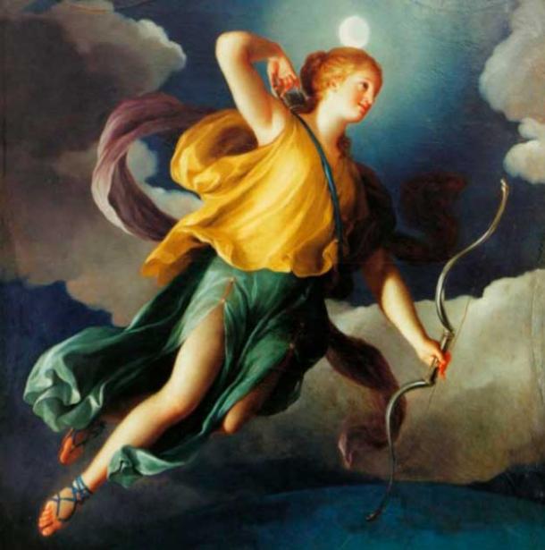 Selene (also Diana) as Personification of the Night. 1765. (Public domain)