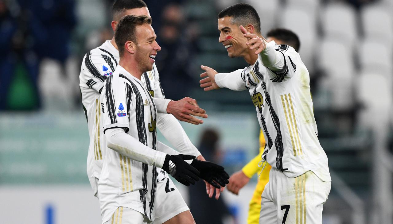 Cristiano Ronaldo played with Arthur at Juventus