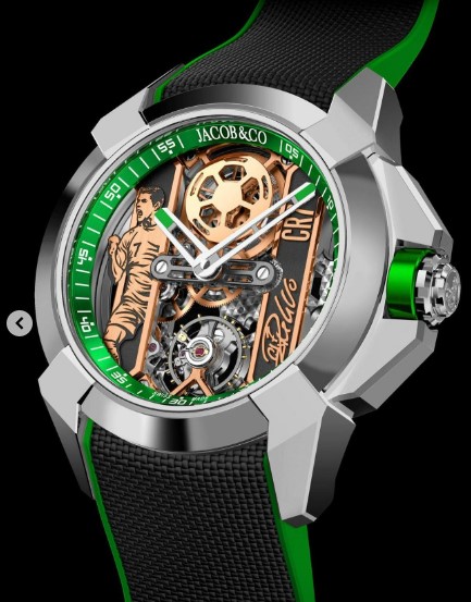 The watch is called the 'Heart of CR7 Baguette'